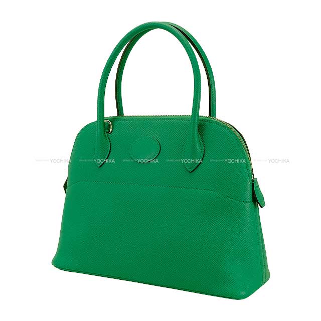 HERMES Shoulder bag Bolide27 Vert Jade Veau Epsom Silver HW Stamp