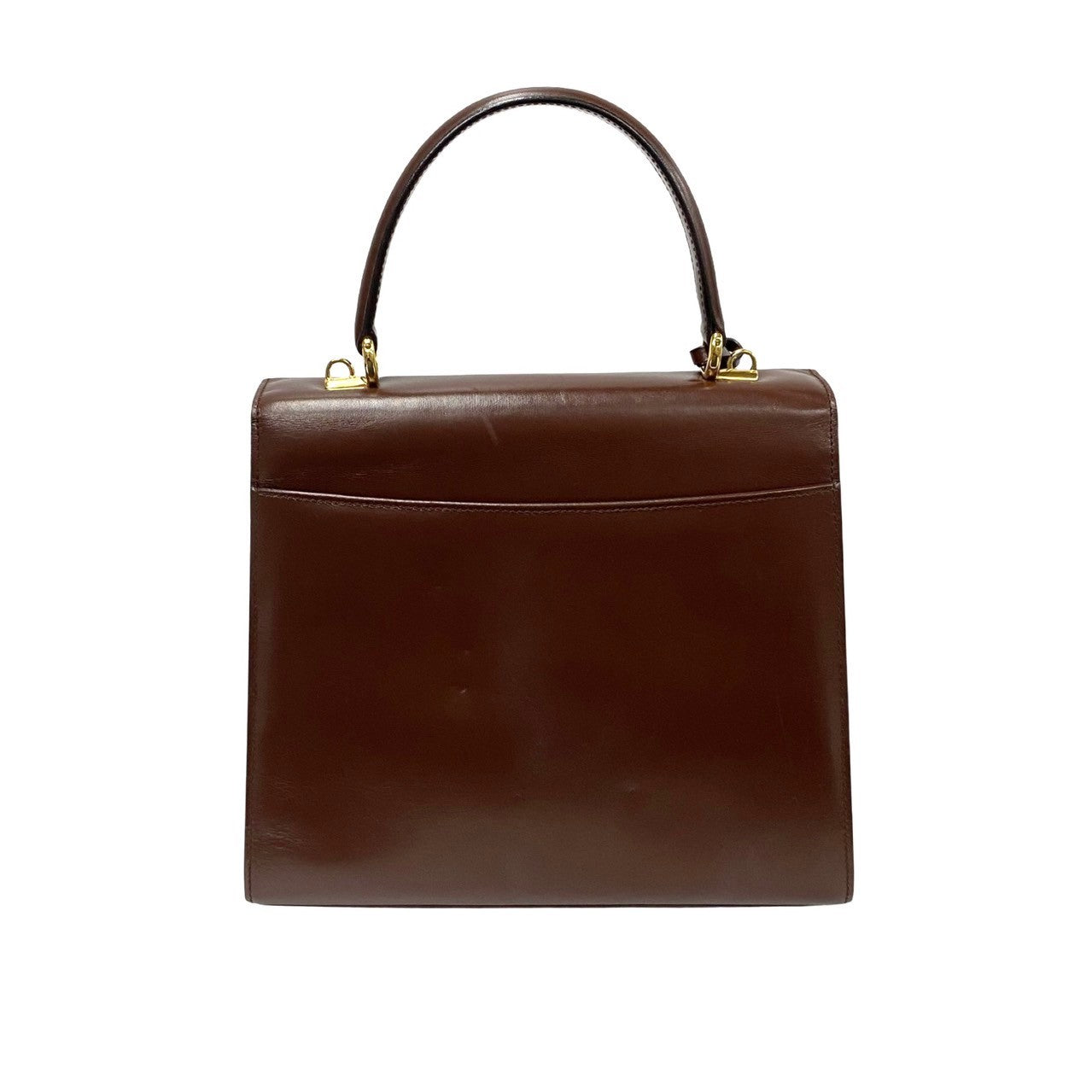 GUCCI Handbag Calfskin Brown Ready lock