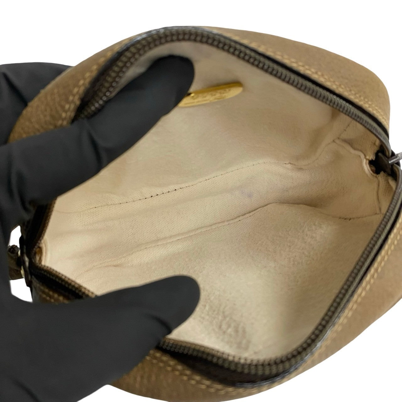 GUCCI Shoulder Bag PVC Brown
