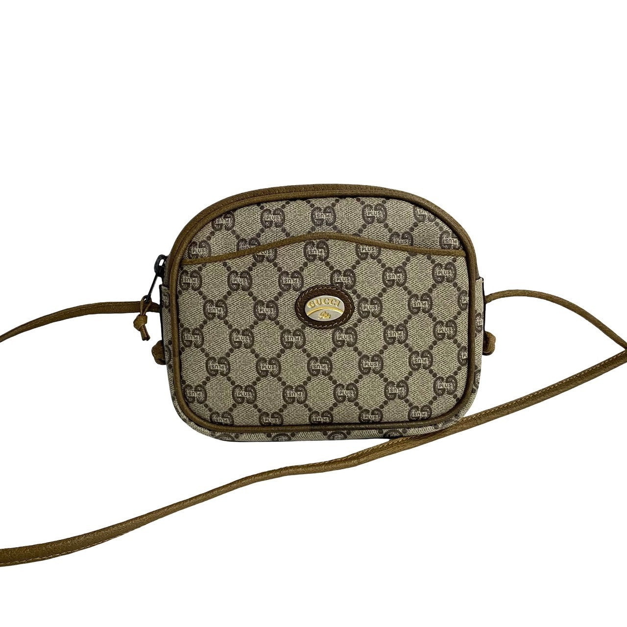 GUCCI Shoulder Bag PVC Brown