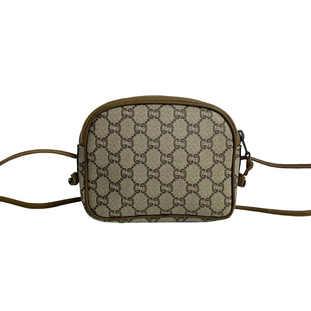 GUCCI Shoulder Bag PVC Brown