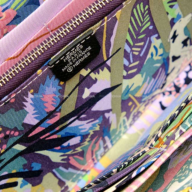 HERMES long wallet Azap Silk in EN LIBERTE!  Noir (Black)/Cassis Veau Epsom/Veau Barenia/Silk100% Silver HW Stamp