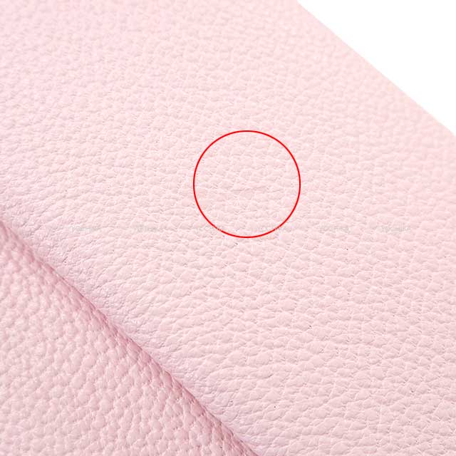 HERMES change purse Bastia Rose Darling Chevre Myzore Silver HW Stamp