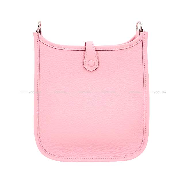 HERMES Shoulder bag Evelyne 16 TPM Rose Sakura Taurillon Clemence Silver HW Stamp