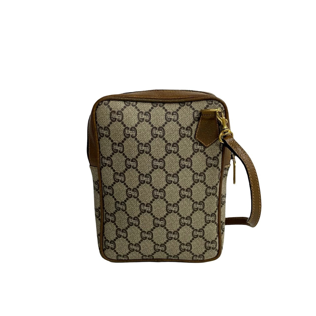 GUCCI Shoulder Bag leather Brown