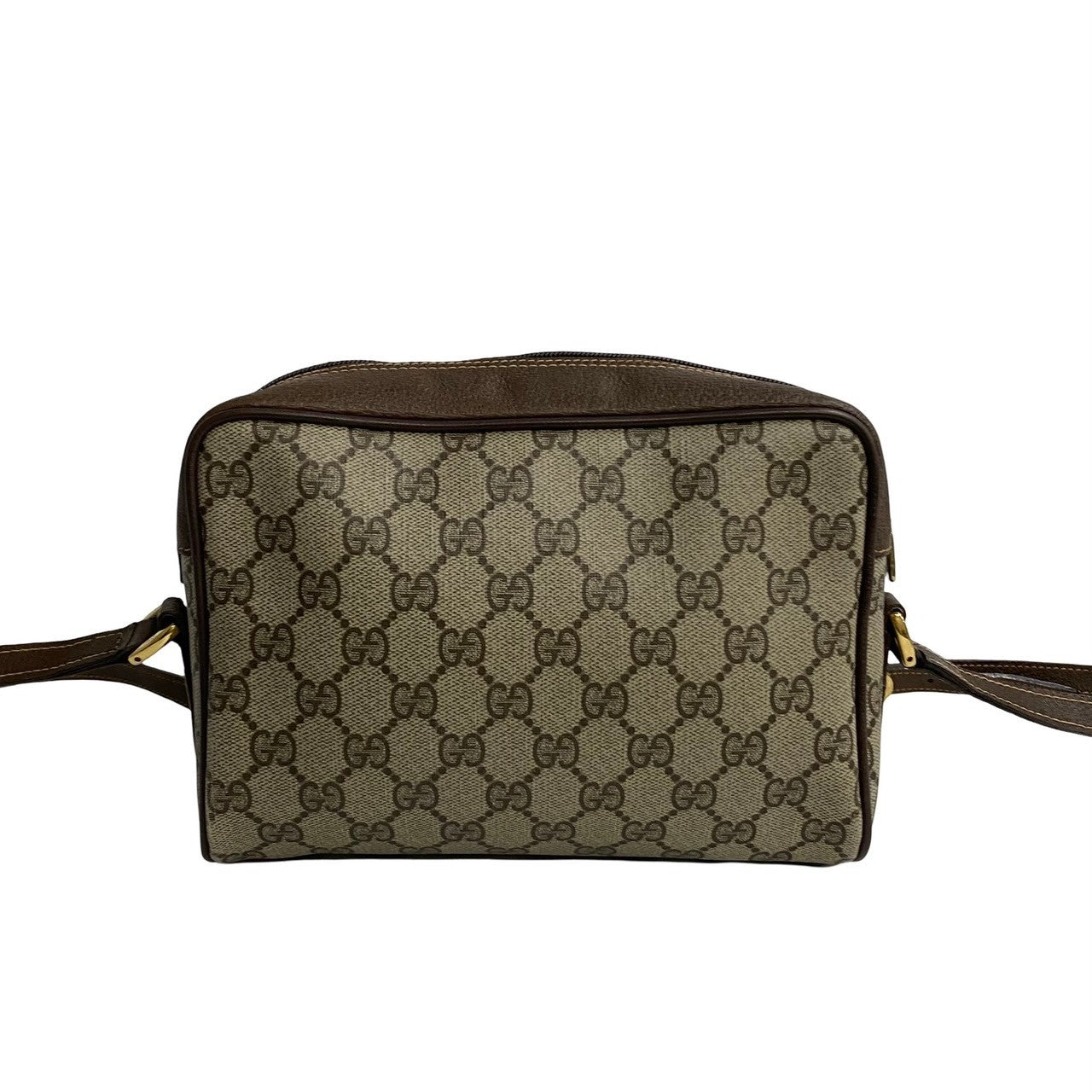 GUCCI Shoulder Bag leather Brown Sherry line