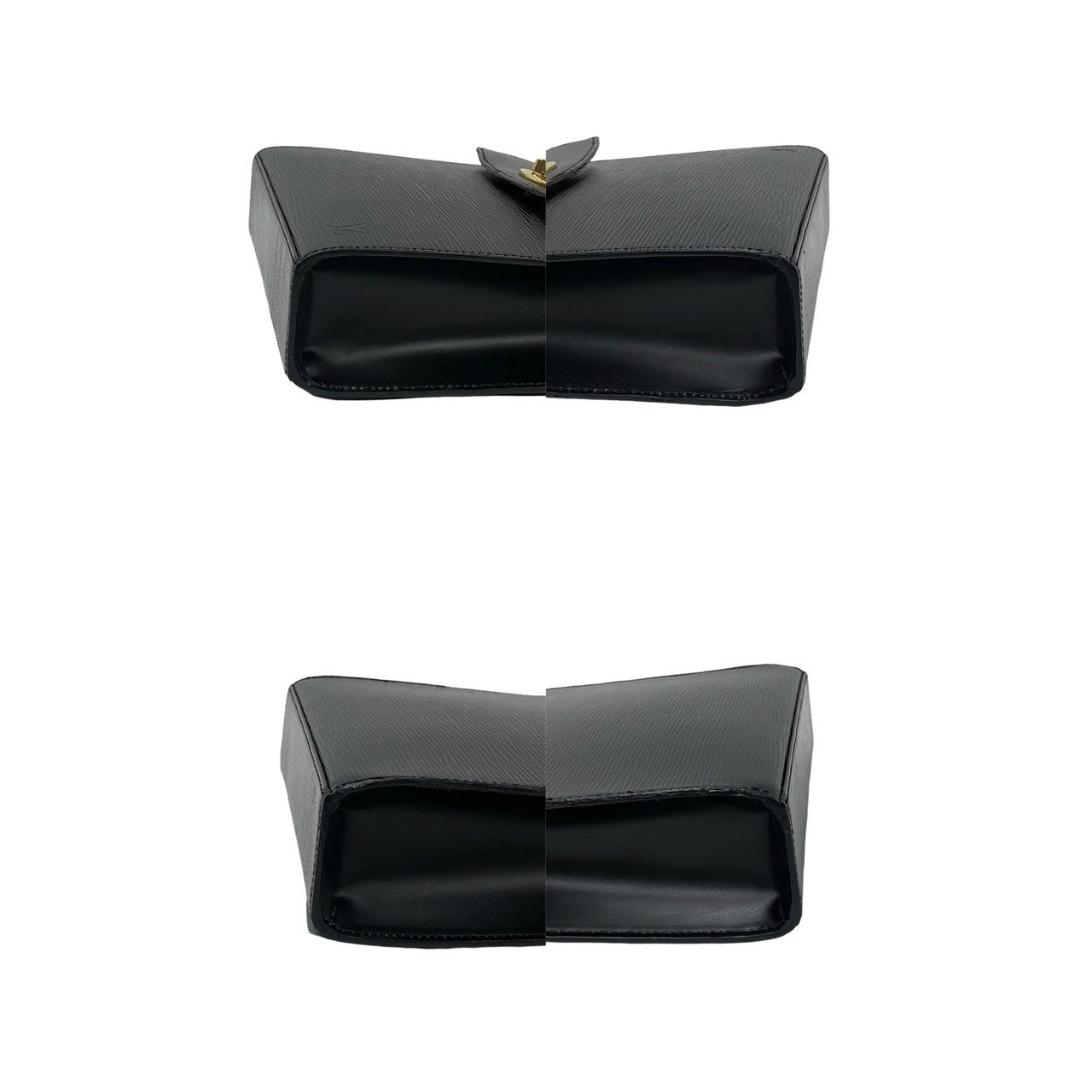 LOUIS VUITTON Handbag Epi Leather black Epi Malesherbes