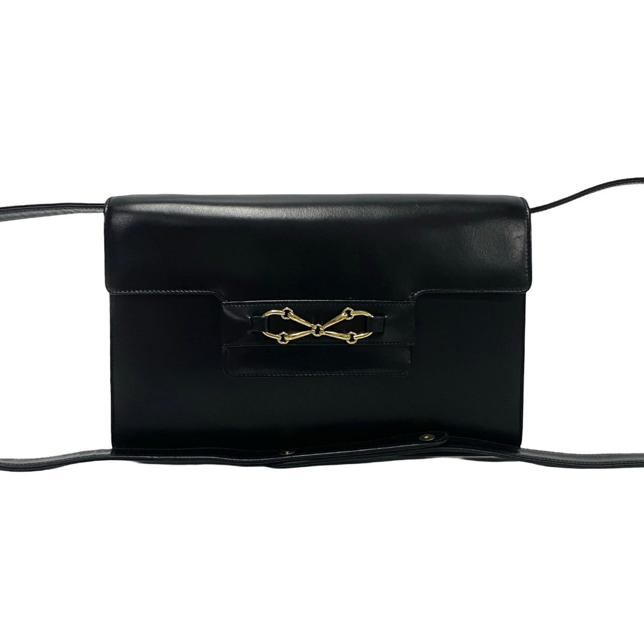 GUCCI Shoulder Bag Calfskin black