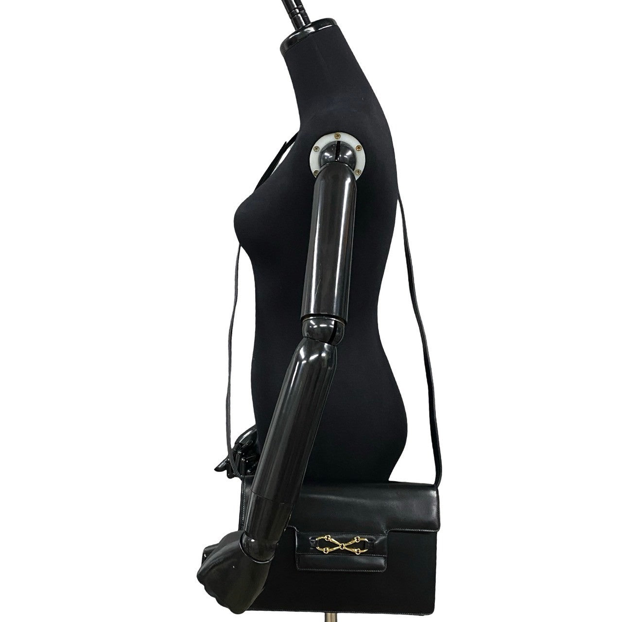 GUCCI Shoulder Bag Calfskin black