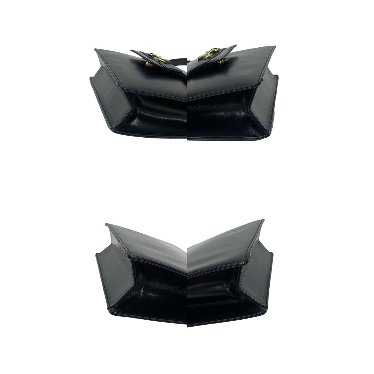 GUCCI Shoulder Bag Calfskin black