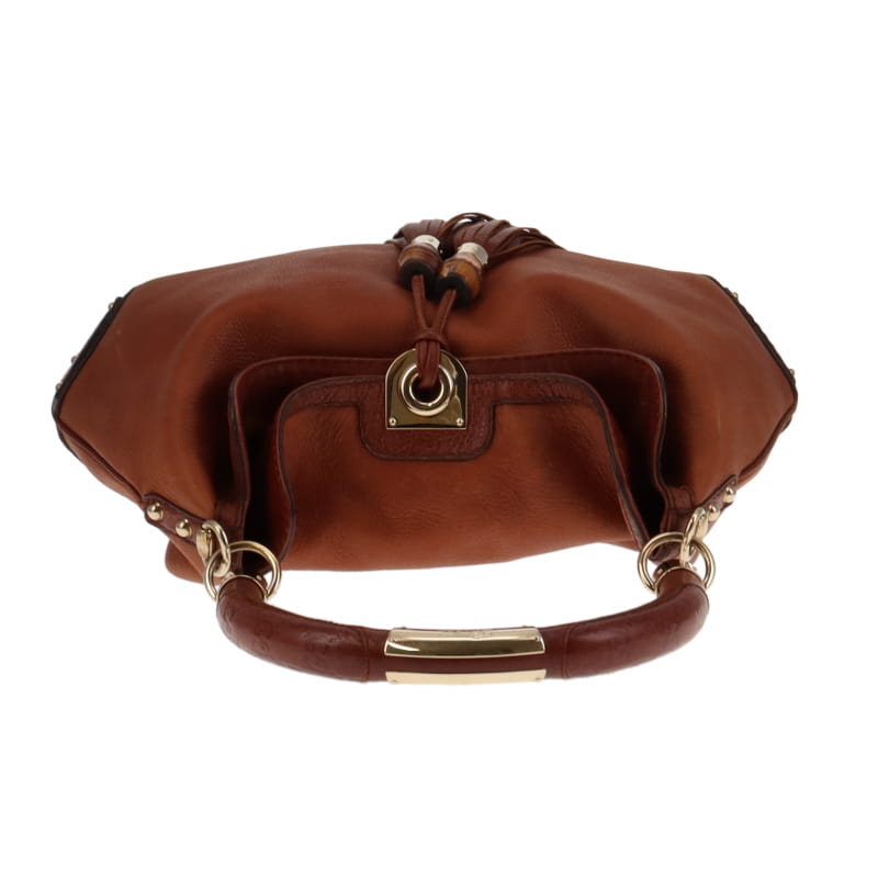 Gucci Indy Large Caramel Leather With Tassel