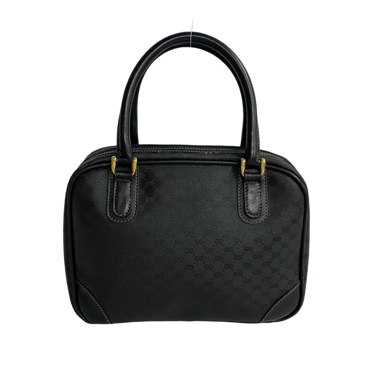 GUCCI Handbag leather black Old Gucci