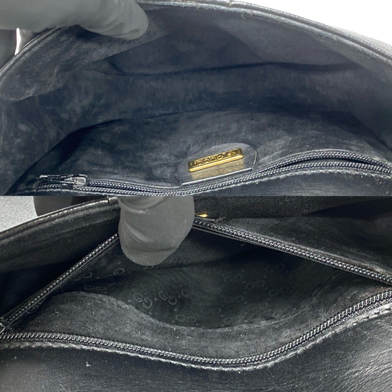 GUCCI Shoulder Bag leather black (EU)