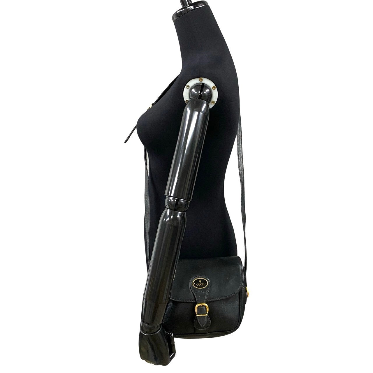 GUCCI Shoulder Bag leather black (EU)