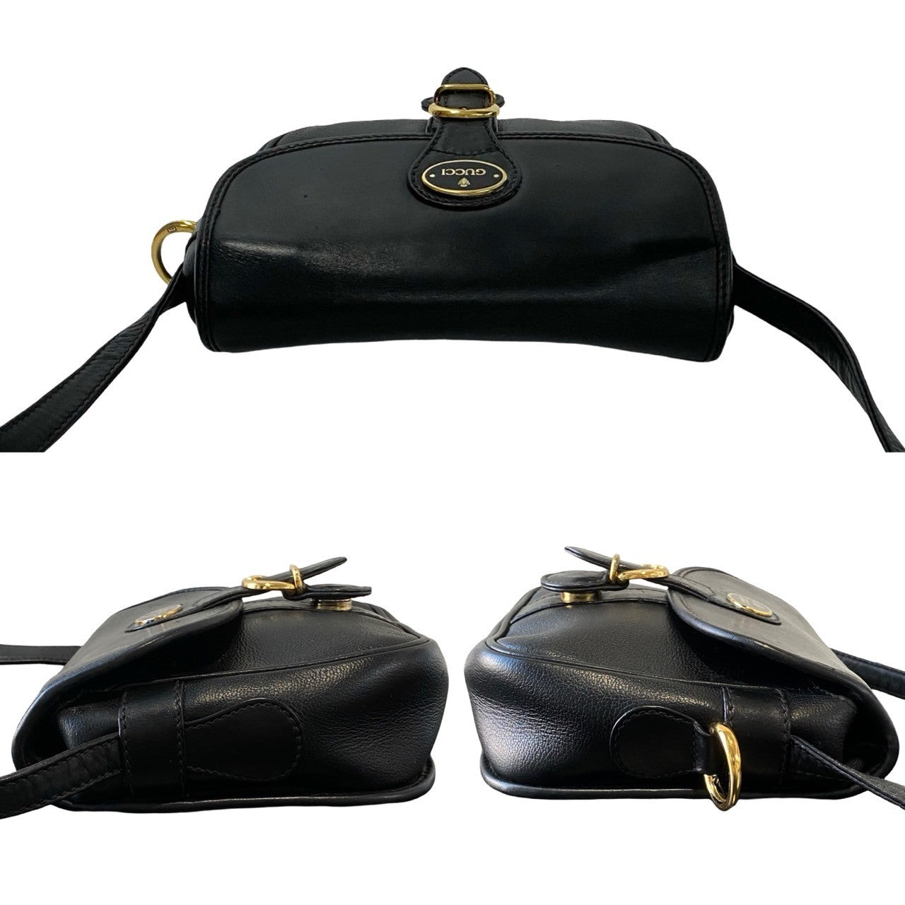 GUCCI Shoulder Bag leather black (EU)
