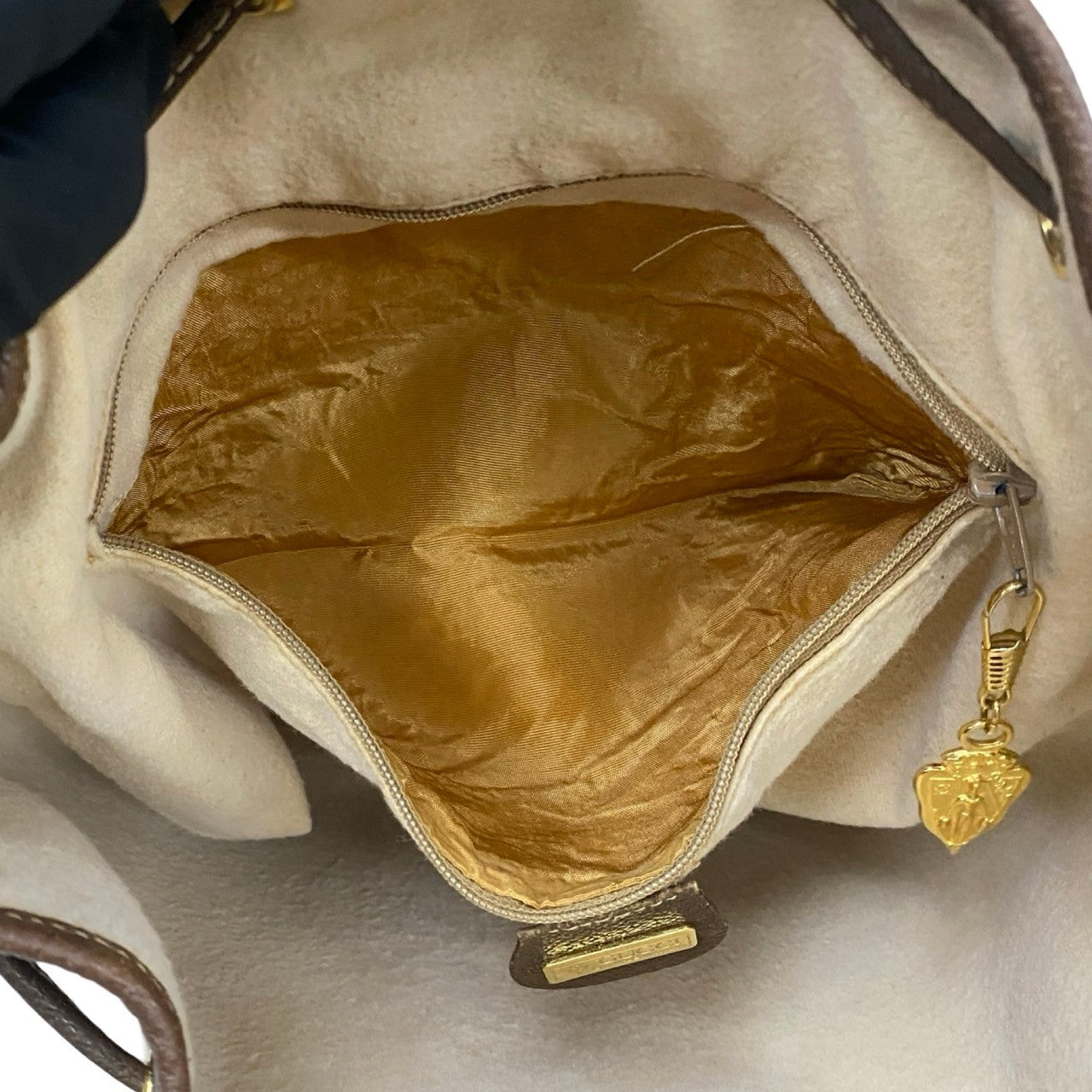 GUCCI Shoulder Bag leather Brown Sherry line