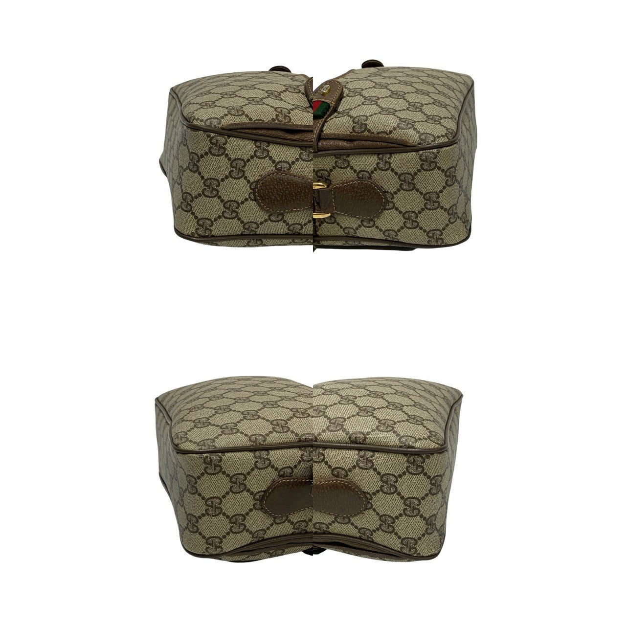 GUCCI Shoulder Bag leather Brown Sherry line