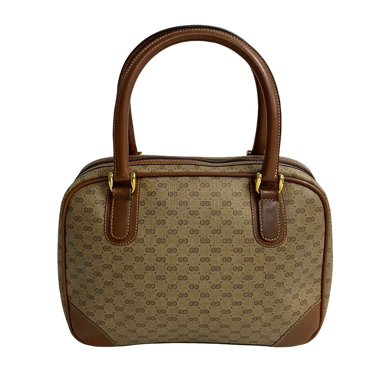 GUCCI Handbag leather Brown