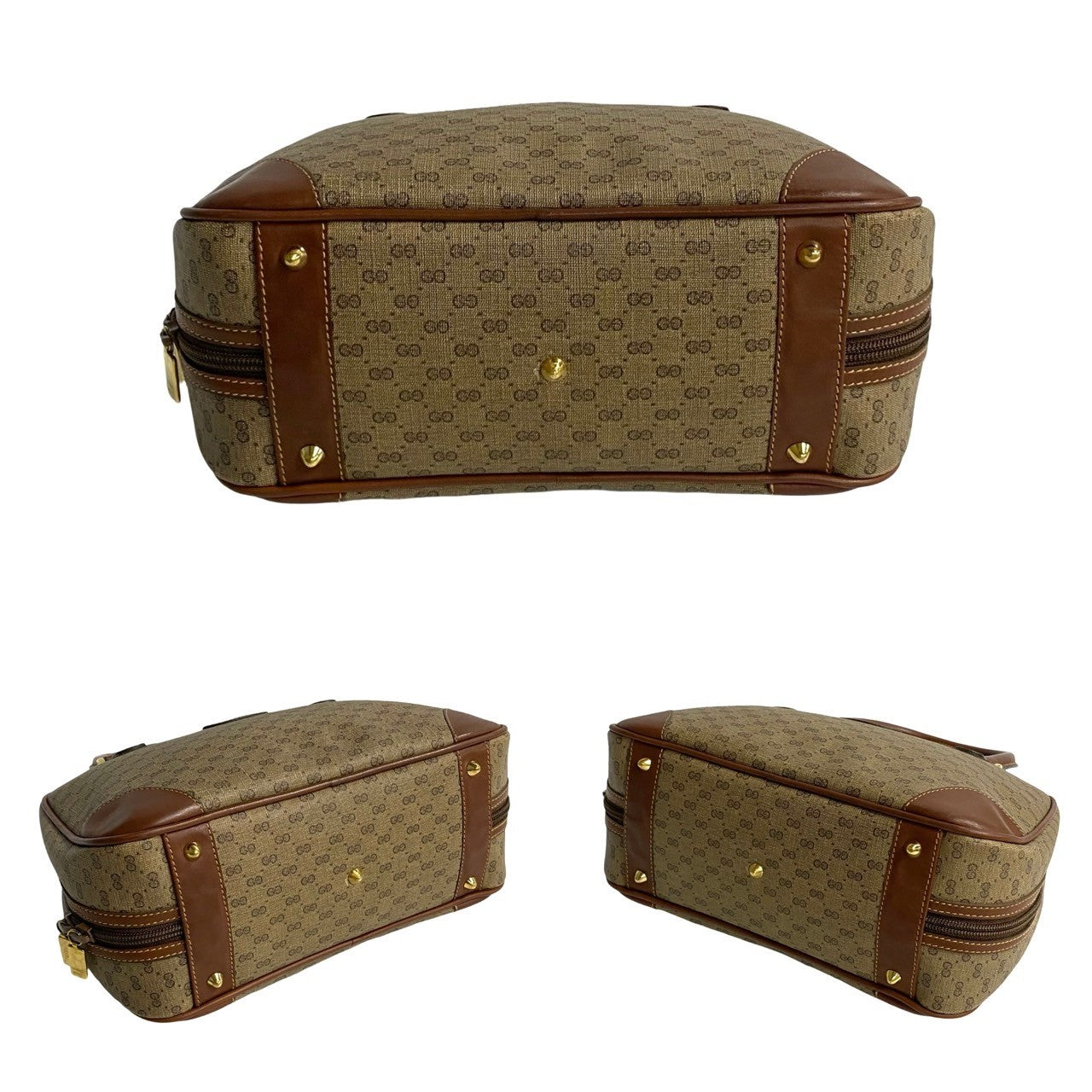 GUCCI Handbag leather Brown