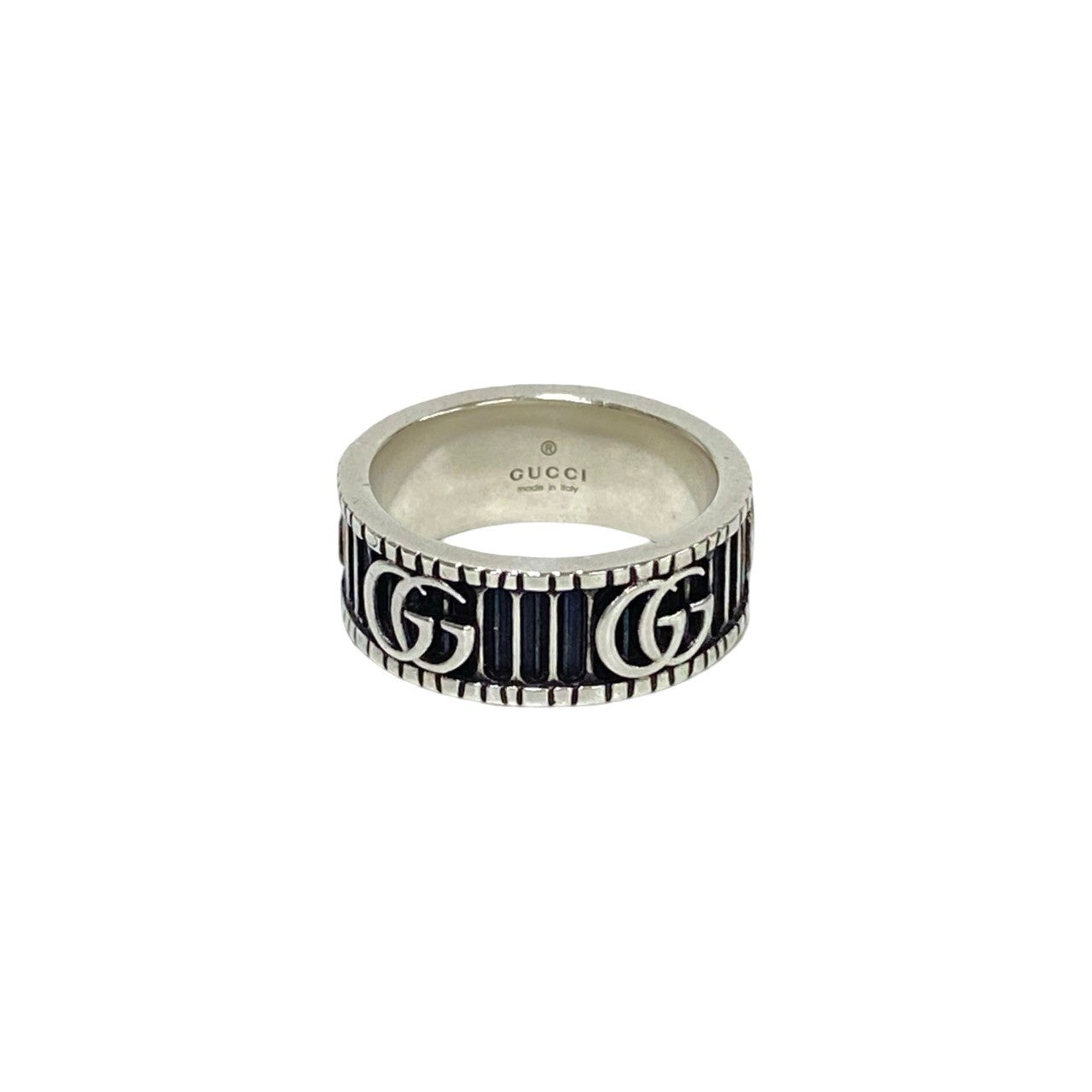 GUCCI Ring Silver925 Silver Double G