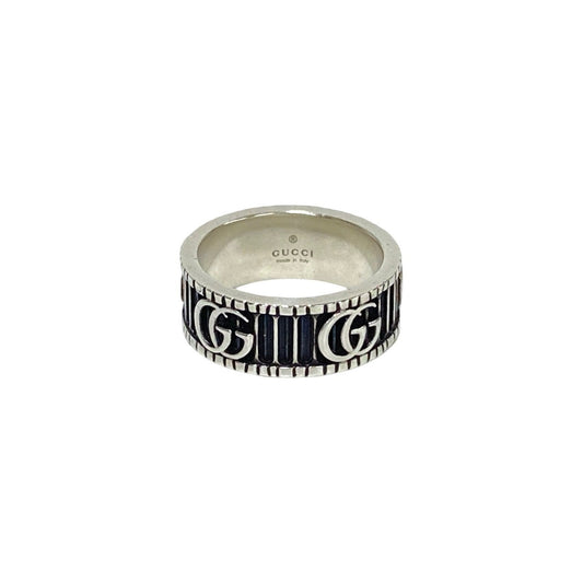 GUCCI Ring Silver925 Silver Double G