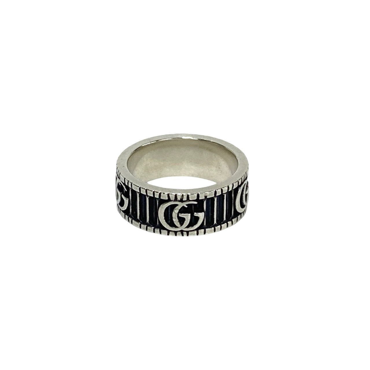 GUCCI Ring Silver925 Silver Double G