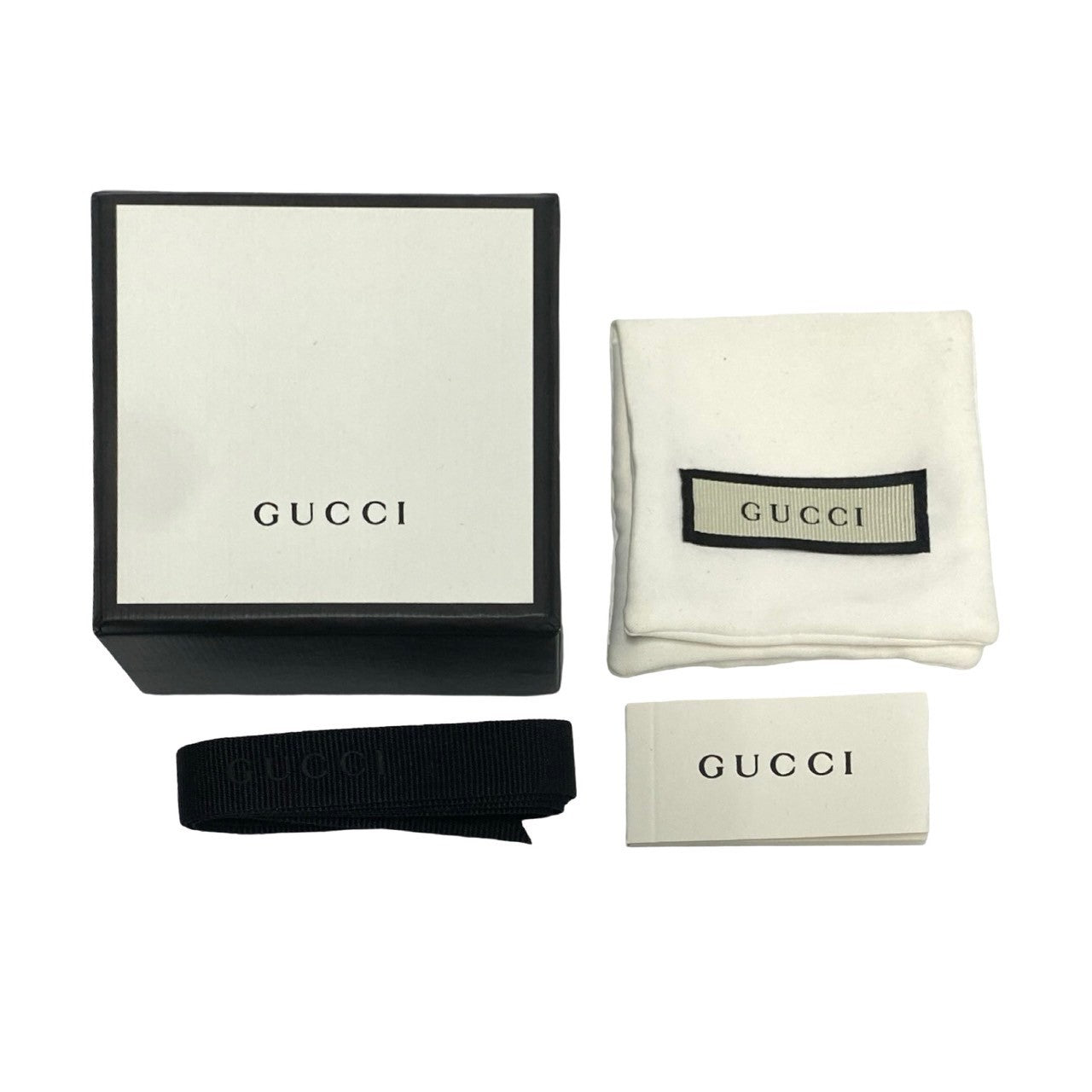 GUCCI Ring Silver925 Silver Double G