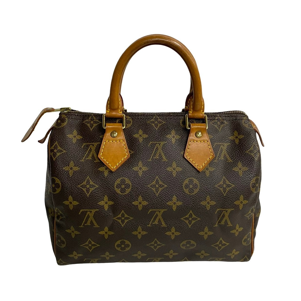 LOUIS VUITTON Boston Duffel bag PVC Brown Monogram Speedy 25