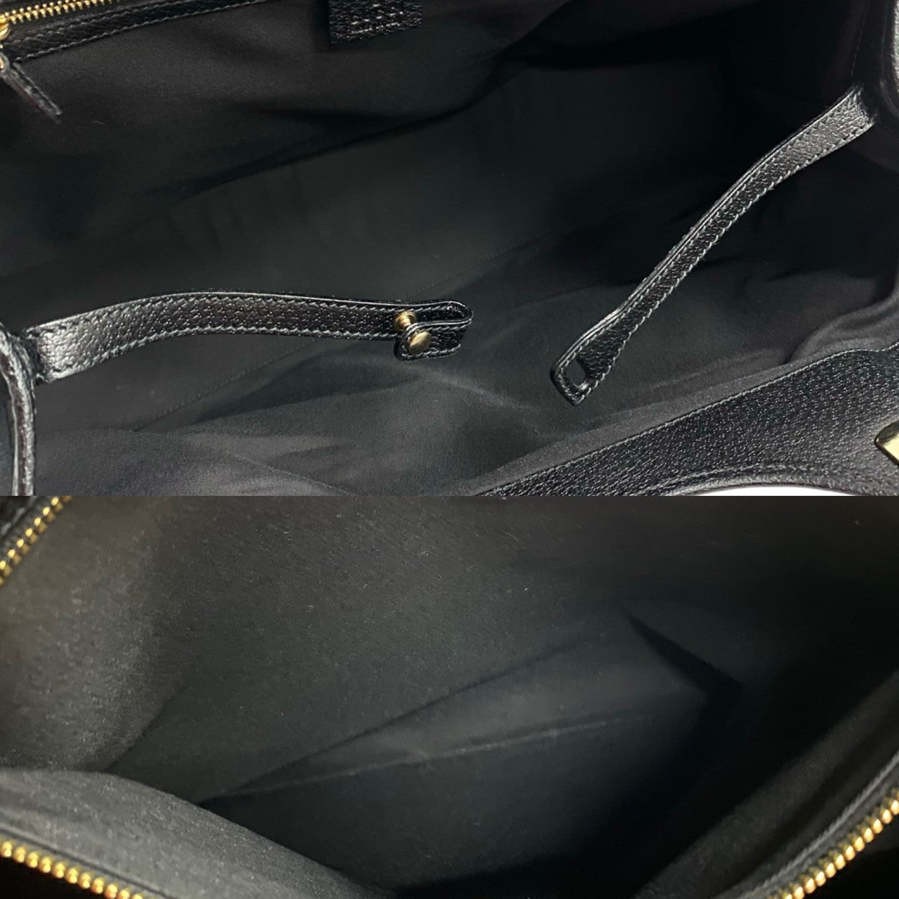 GUCCI Tote Bag canvas black