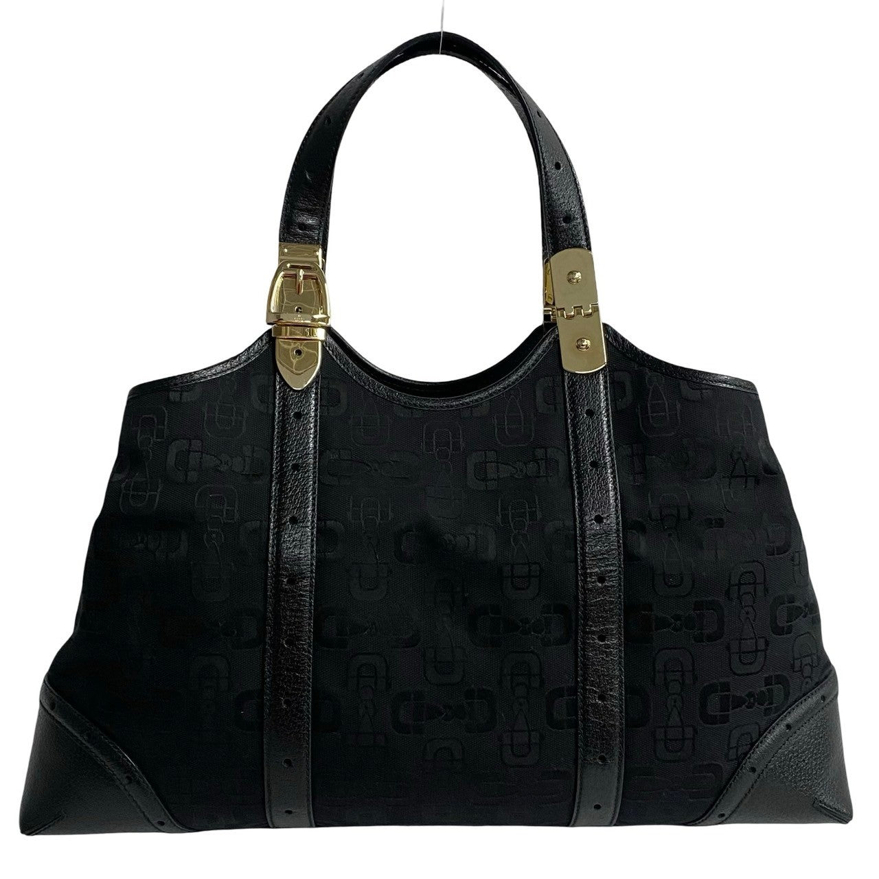 GUCCI Tote Bag canvas black