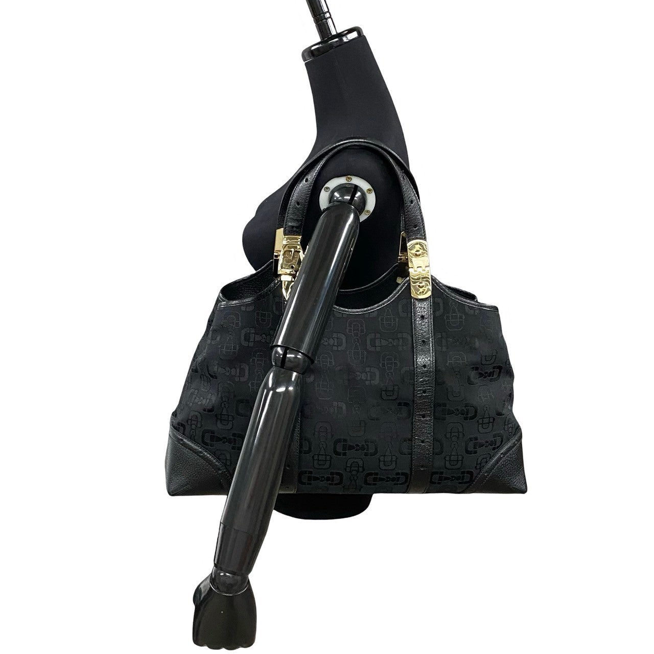GUCCI Tote Bag canvas black