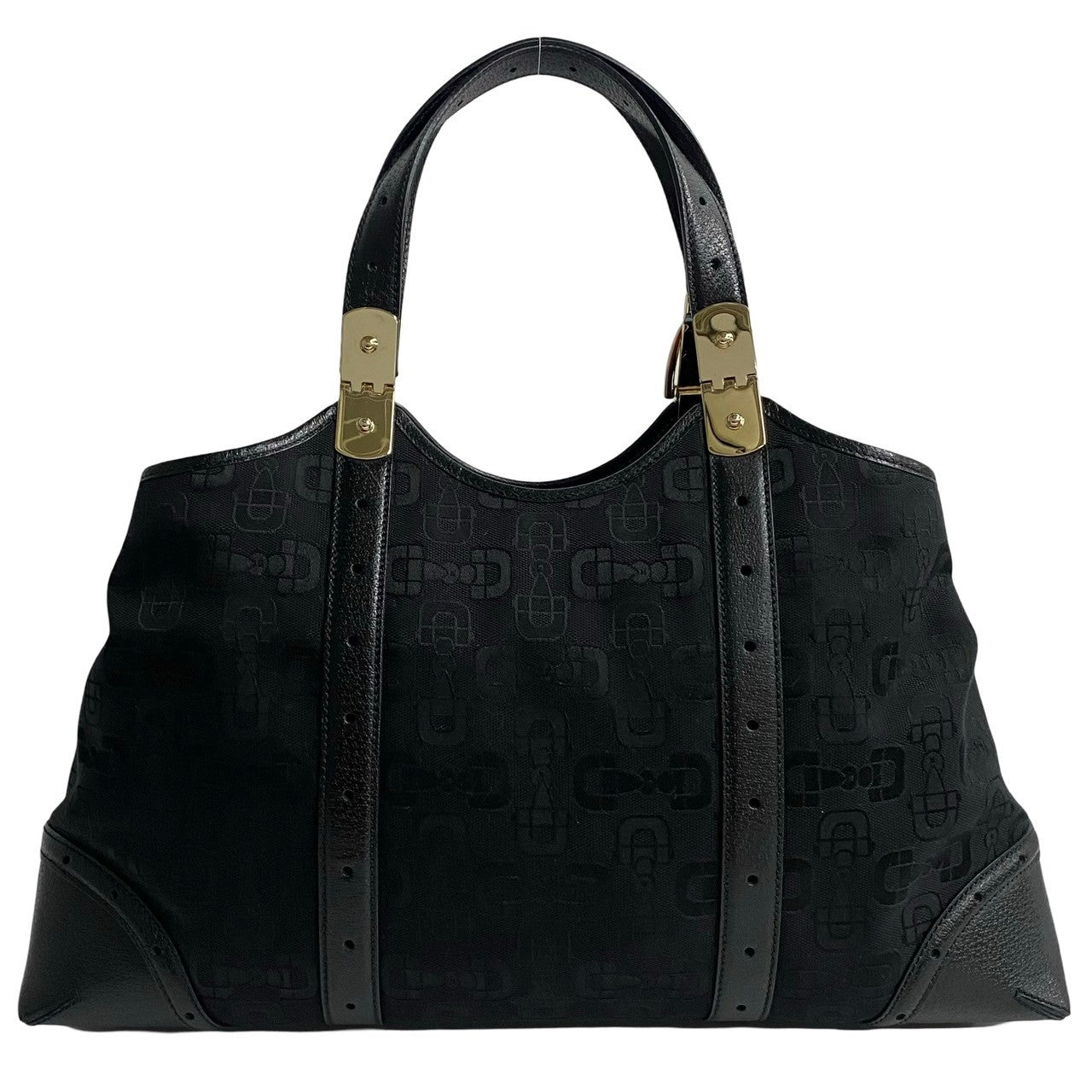 GUCCI Tote Bag canvas black