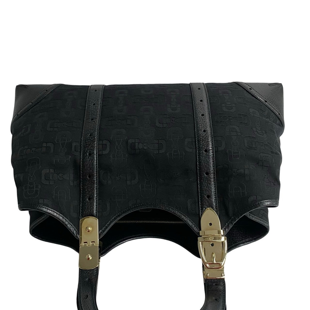 GUCCI Tote Bag canvas black