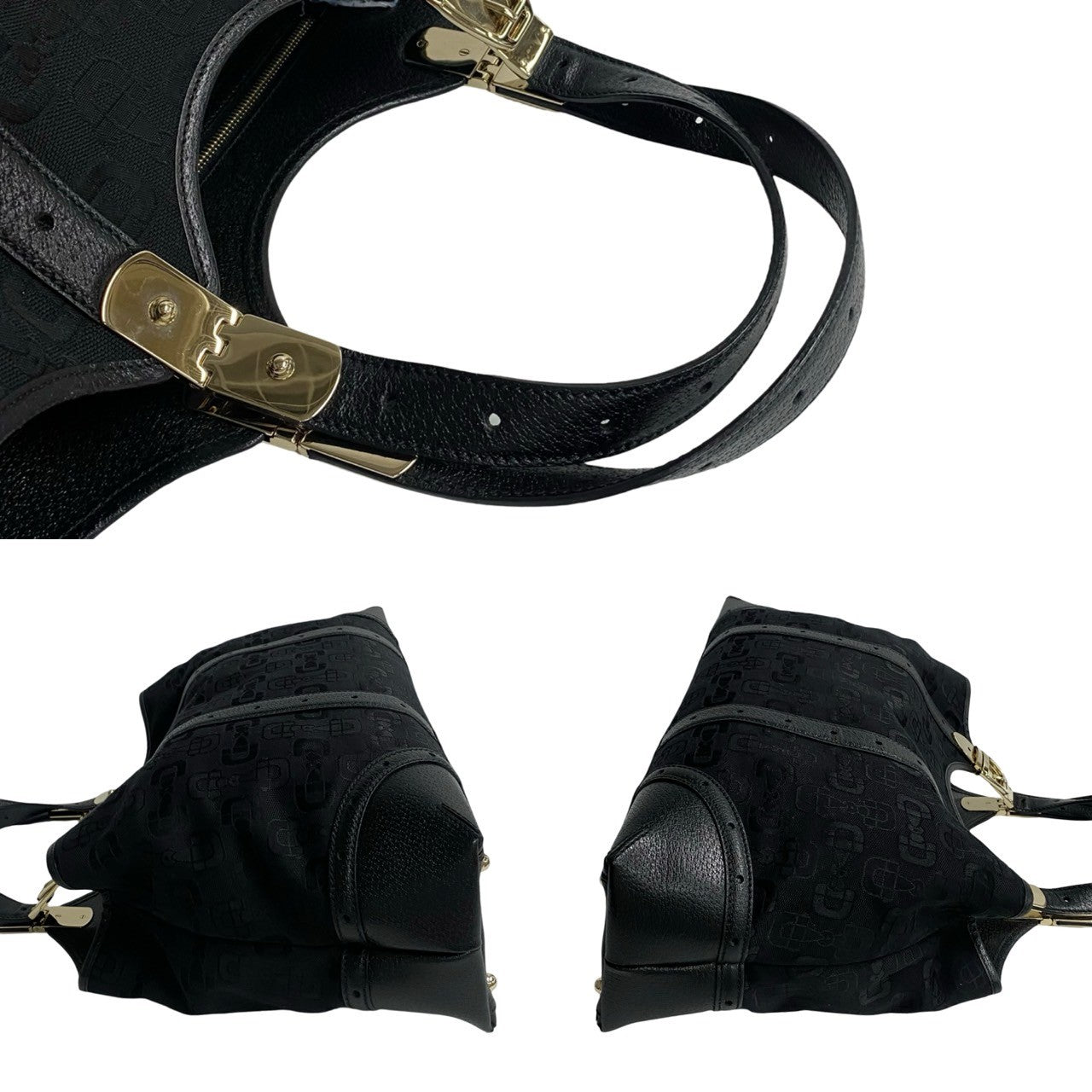 GUCCI Tote Bag canvas black