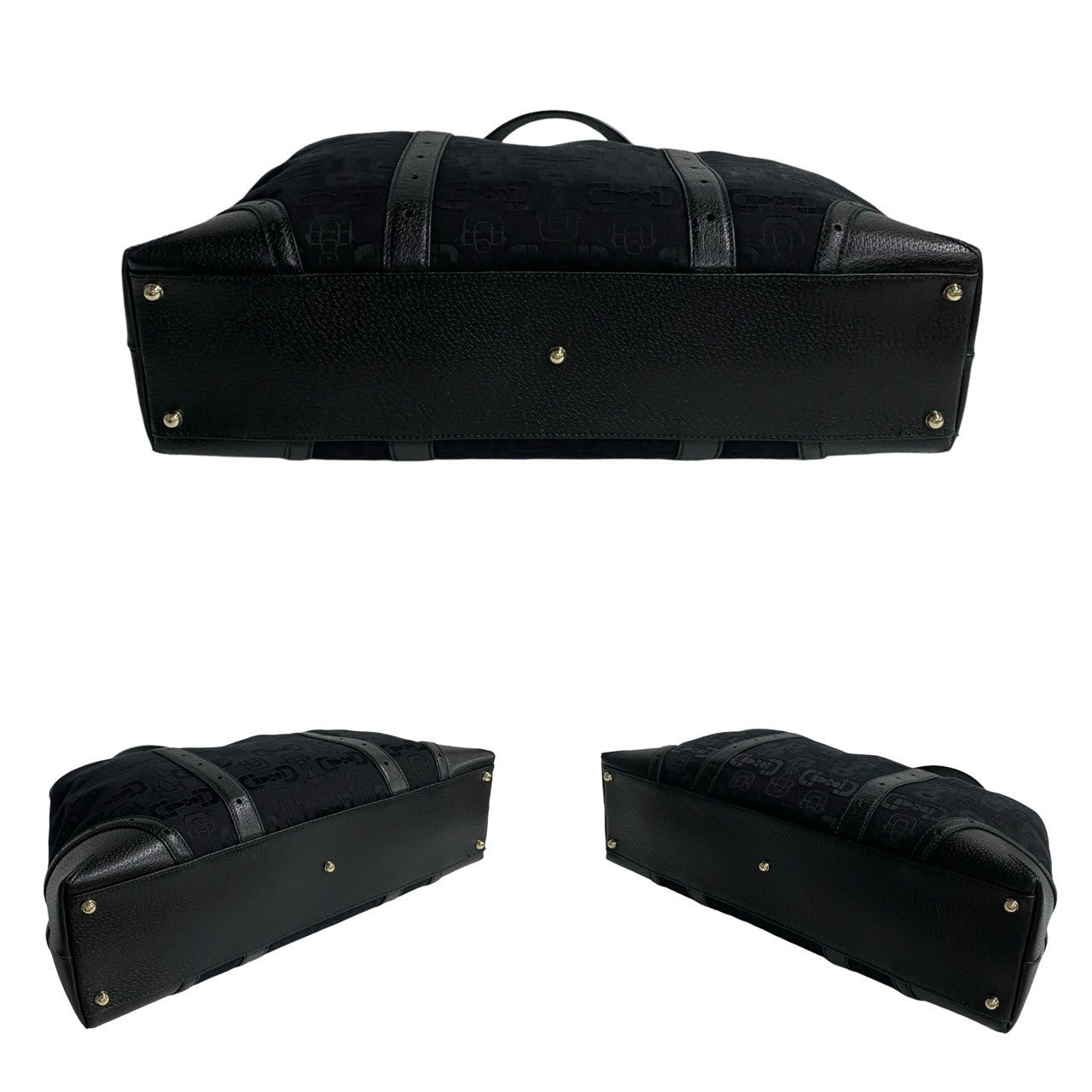 GUCCI Tote Bag canvas black