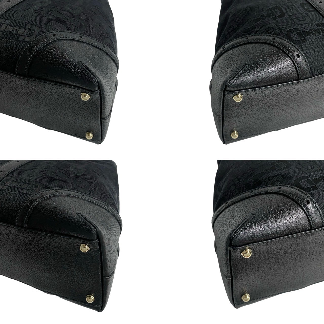 GUCCI Tote Bag canvas black
