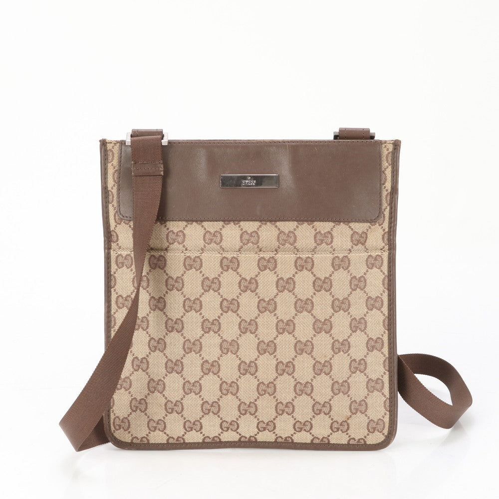 GUCCI Shoulder Bag 019 0343 GG canvas Brown GG canvas
