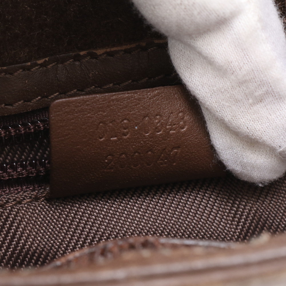 GUCCI Shoulder Bag 019 0343 GG canvas Brown GG canvas