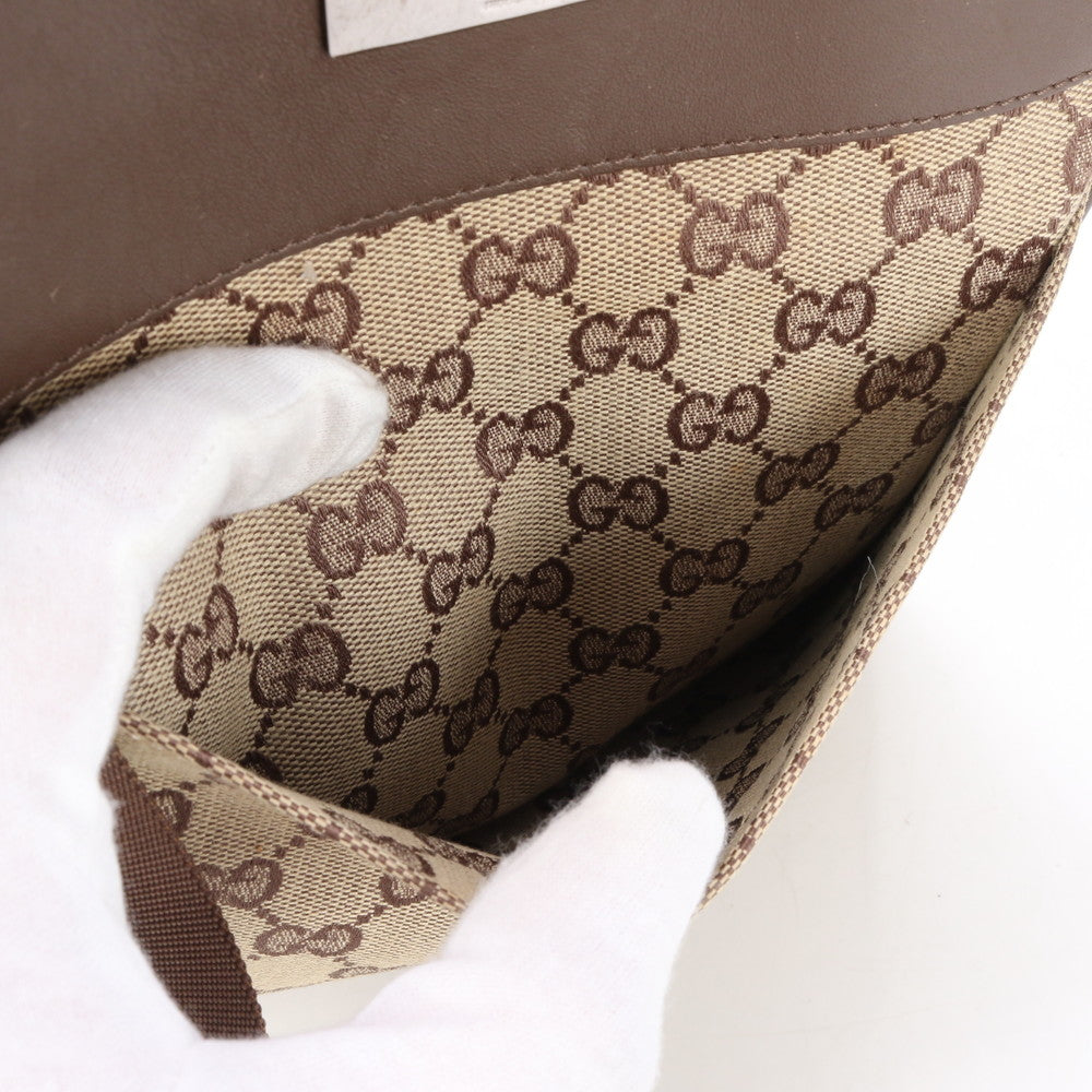 GUCCI Shoulder Bag 019 0343 GG canvas Brown GG canvas