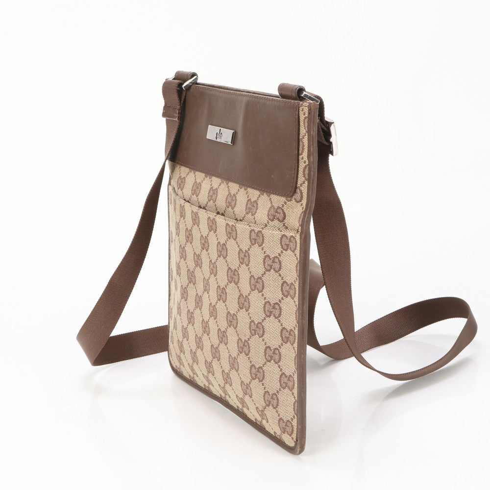GUCCI Shoulder Bag 019 0343 GG canvas Brown GG canvas