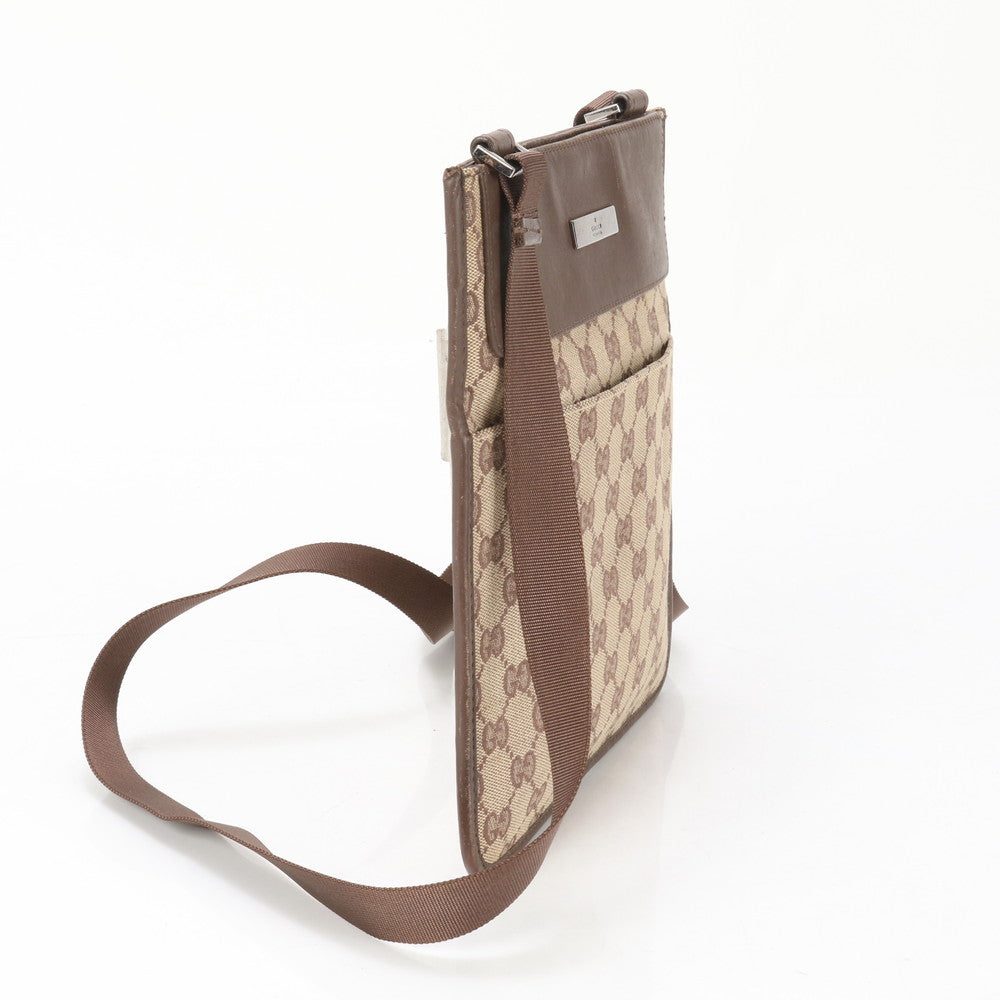 GUCCI Shoulder Bag 019 0343 GG canvas Brown GG canvas