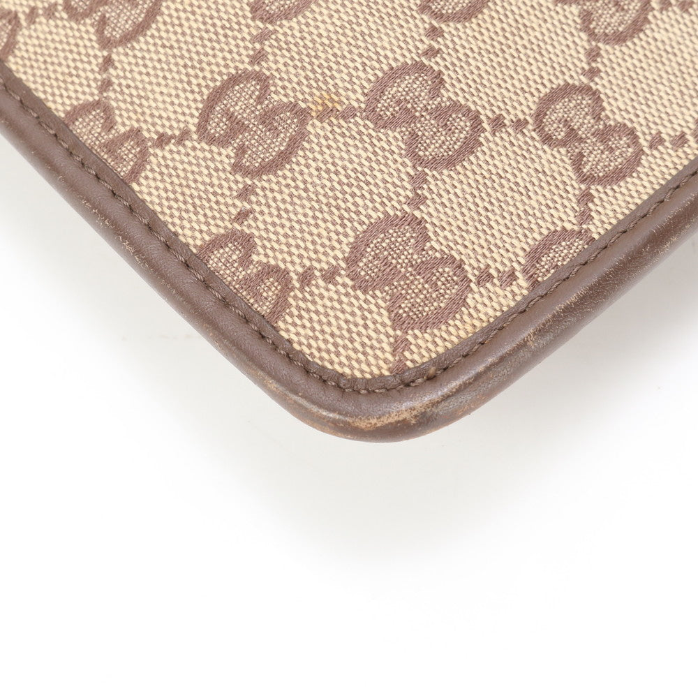 GUCCI Shoulder Bag 019 0343 GG canvas Brown GG canvas