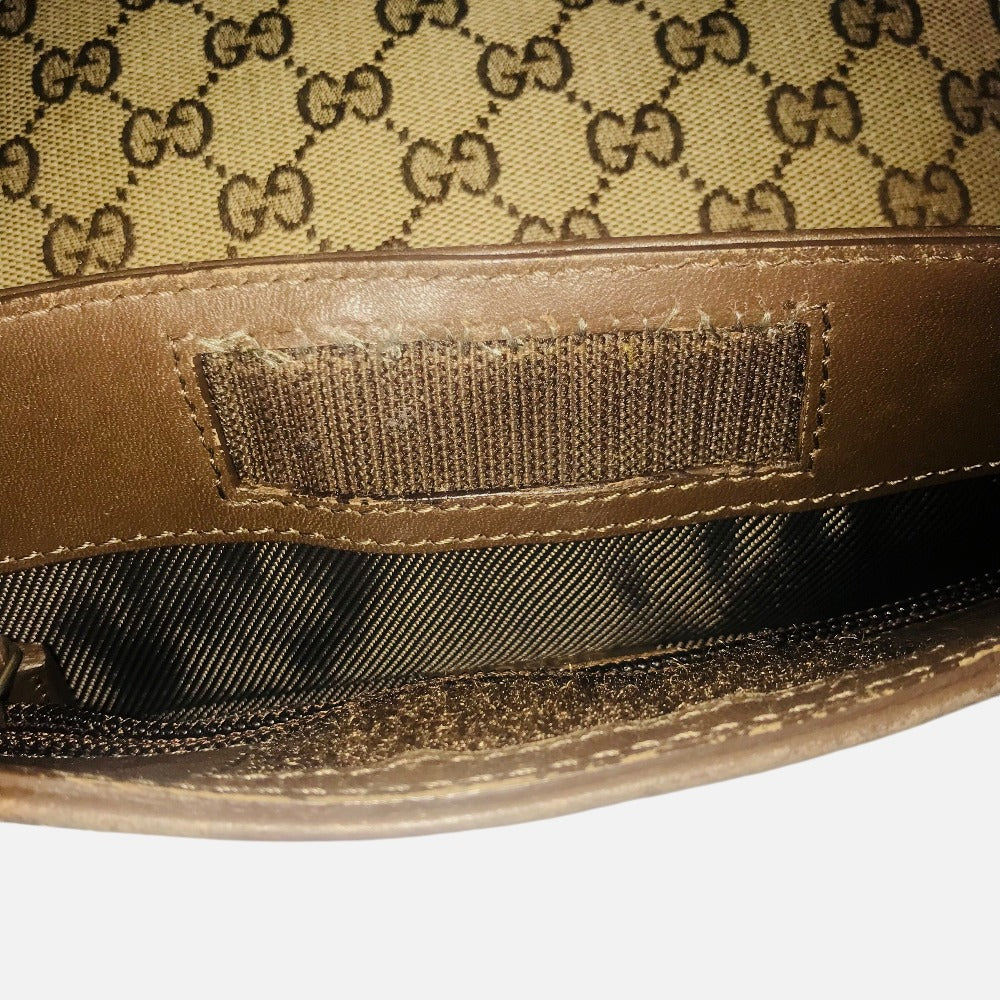 GUCCI Shoulder Bag 019 0343 GG canvas Brown GG canvas