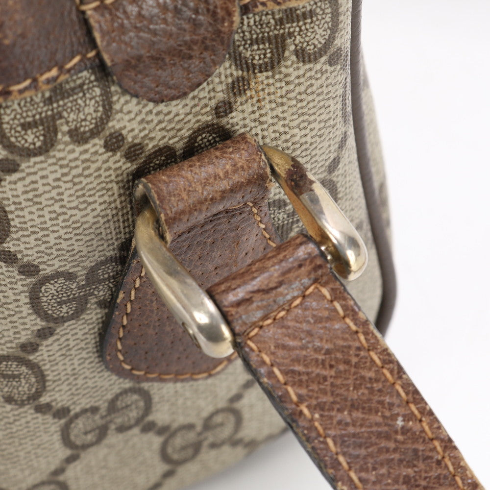 GUCCI Shoulder Bag GG Supreme Canvas Brown GG Supreme Sherry Line