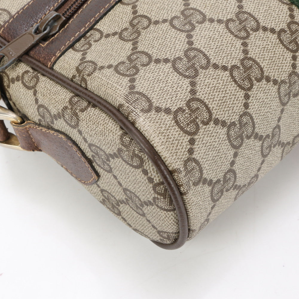 GUCCI Shoulder Bag GG Supreme Canvas Brown GG Supreme Sherry Line