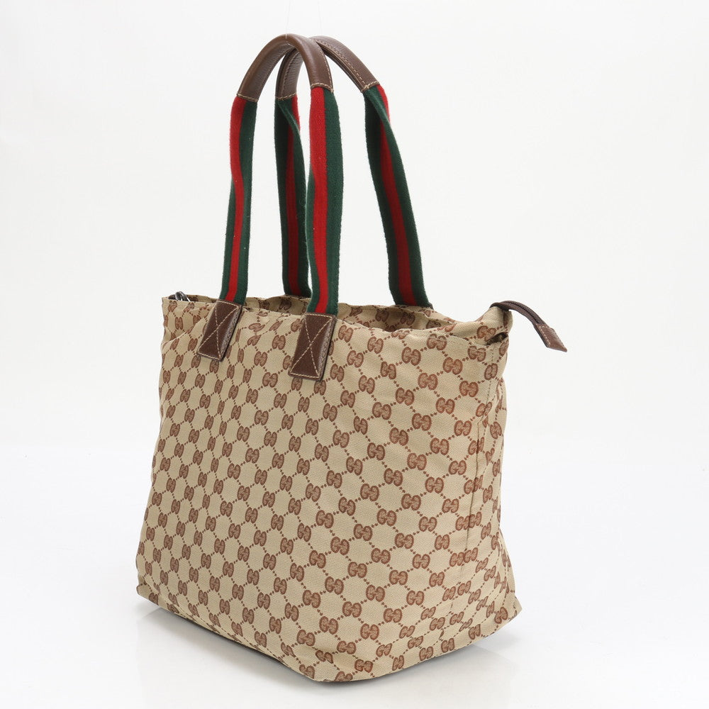 GUCCI Handbag 131231 GG canvas Brown GG Canvas Shelly Line