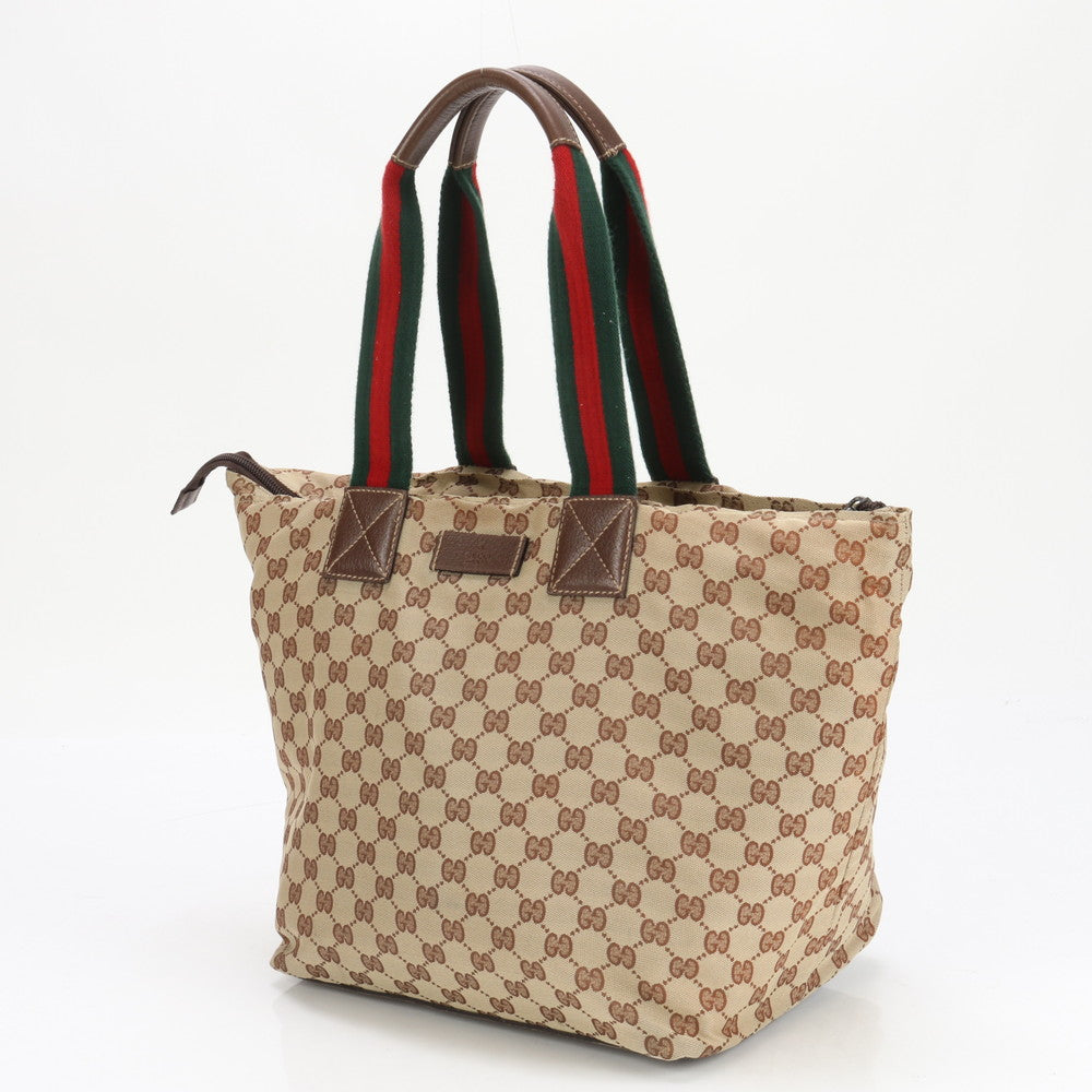 GUCCI Handbag 131231 GG canvas Brown GG Canvas Shelly Line