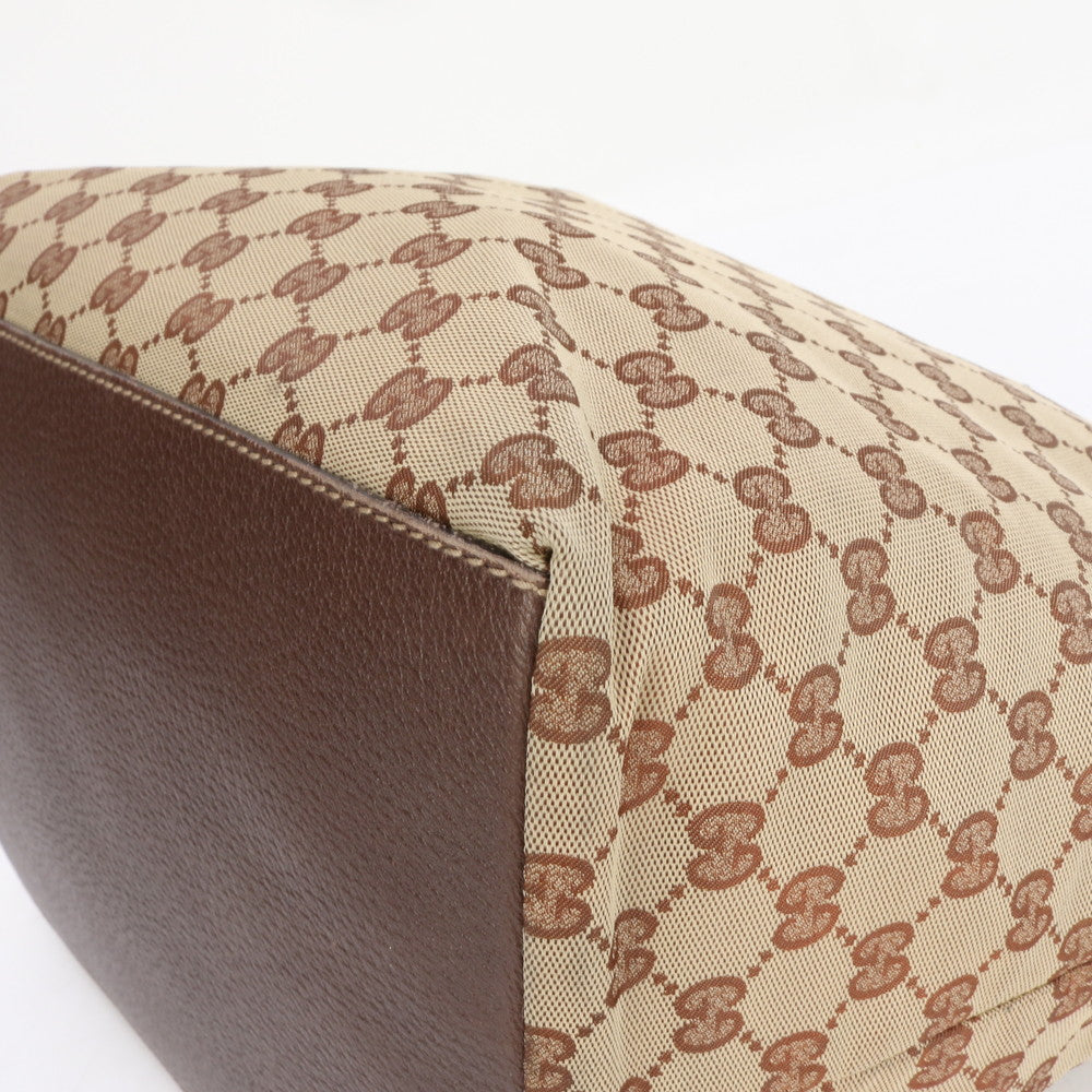 GUCCI Handbag 131231 GG canvas Brown GG Canvas Shelly Line