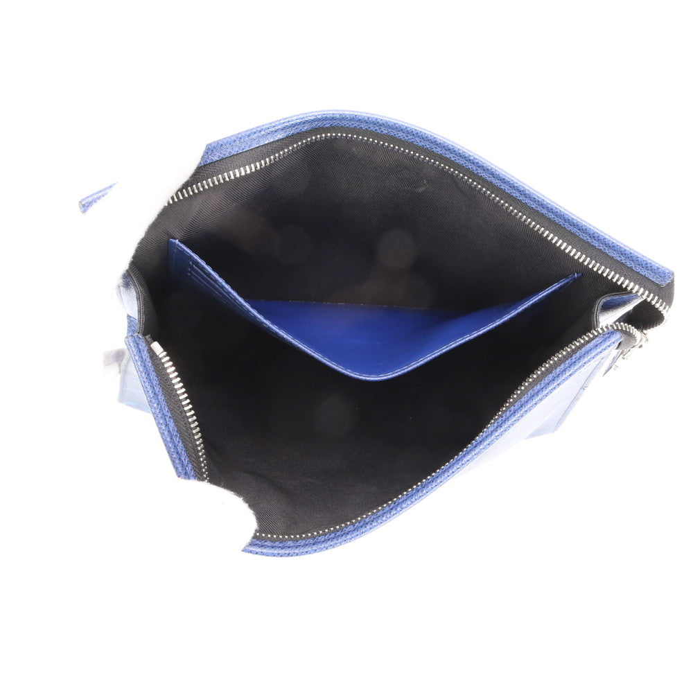 LOUIS VUITTON business bag M30423 Monogram canvas cobalt blue Taiga Rama Pochette Voyage MM
