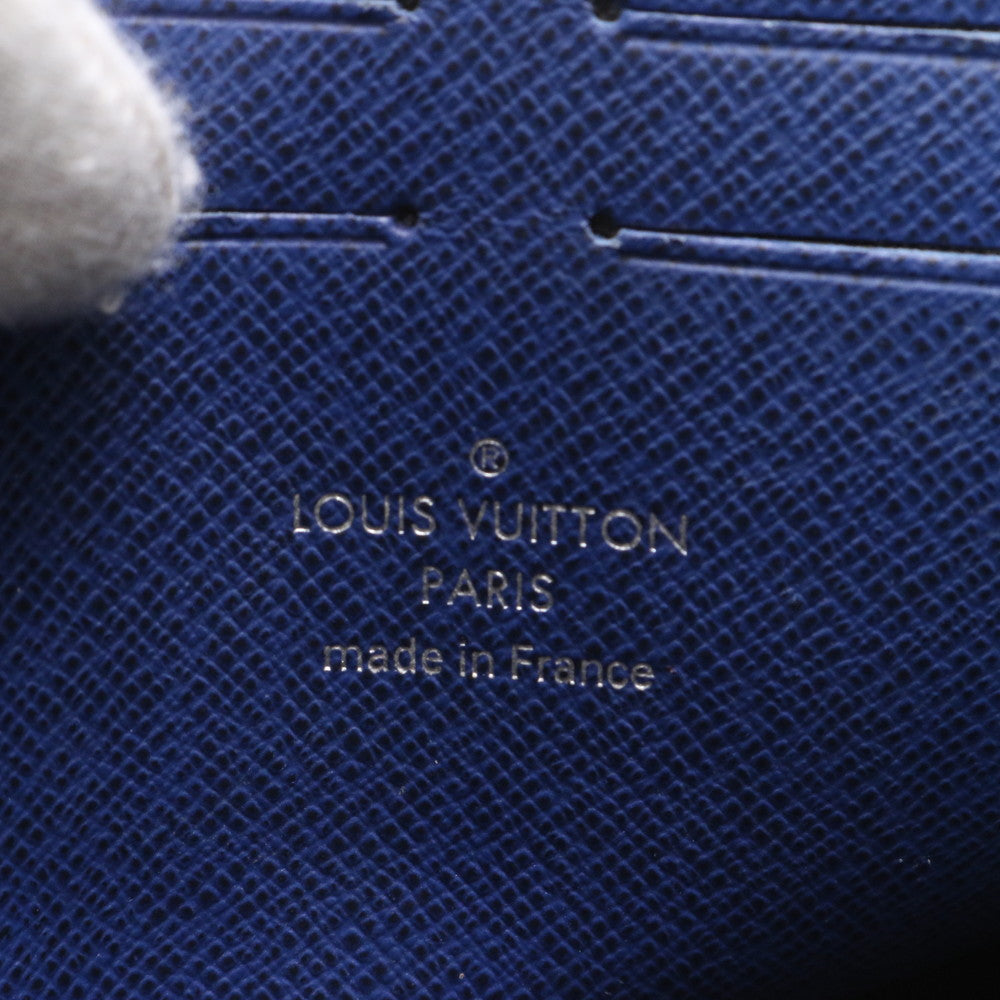 LOUIS VUITTON business bag M30423 Monogram canvas cobalt blue Taiga Rama Pochette Voyage MM